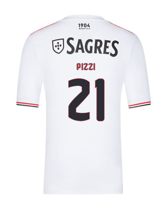 2021/22 Benfica Away Kit Soccer Jersey with Pizzi 21 printing